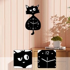 Horloge murale chat
