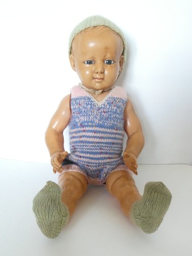Ancien poupon petit colin - poupon,