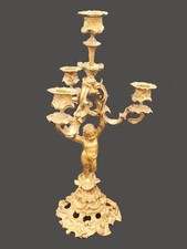 Chandelier bronze XIXème 42cm