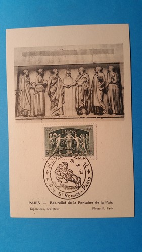 France carte maximum yver 850 - carte,