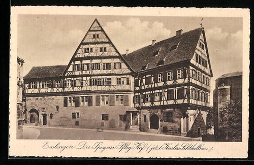 Carte postale esslingen der - postale, esslingen,