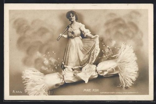 Carte postale actrice - , ash