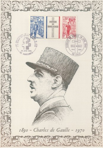 Encart philatélique sur soie - philatélique,