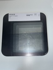 Rare HYLKJE Miroir noir 30 x 30 cm