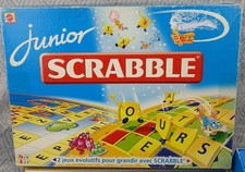 Scrabble Junior Mattel Jeux 5-10 ans 2 - 4 Joueurs Enfant Jeu De Societe Complet