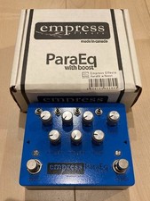 Empress Effects ParaEQ avec pédale d'effets de guitare Boost utilisée...