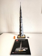 LEGO ARCHITECTURE set 21031 Burj Khalifa 100% complete with Instructions & extra