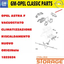 Opel Astra F Vacuostat Climatisation Chauffage Nouveau Orig 1822624