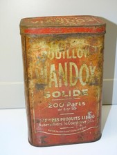 -ANCIENNE BOITE PUBLICITE VIANDOX BOUILLON SOLIDE 200 PARTS SORTIE DE GRENIER