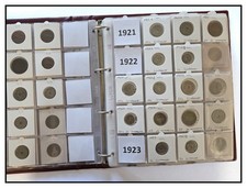 Collection numismatique FRANCE - Classeur de 281 pièces françaises différentes