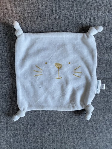 Doudou vertbaudet plat blanc - doudou,