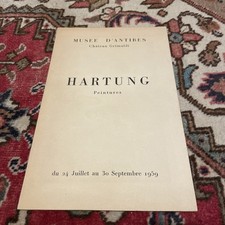 HARTUNG Peintures Catalogue