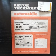 revue technique Renault 25 2.0