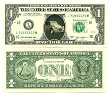 La 2 CV - VRAI BILLET DOLLAR