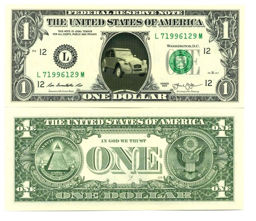 Vrai billet dollar - cv,