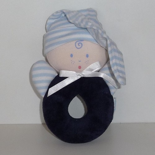 Doudou hochet poupée corolle - hochet,