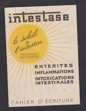 PUBLICITE ANCIENNE SOUS FORME DE CAHIER D'ECRITURE PRODUIT PHARMACEUTIQUE