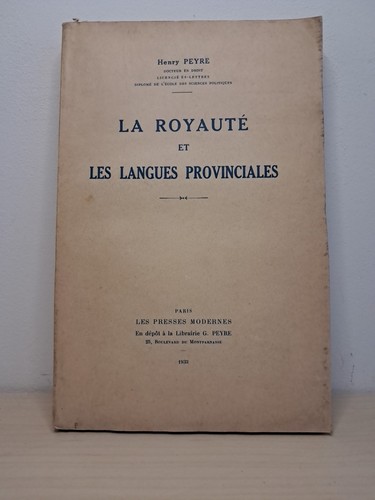 Peyre royauté et - peyre,, la