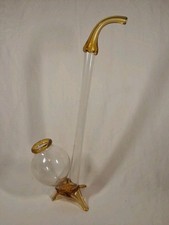 Très Grande Pipe à Alcool Hauteur 40 cm Cognac En Verre Bi-Colors Tripode