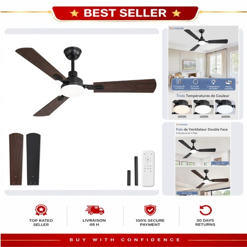 Ventilateur plafond led 132 - ventilateur,