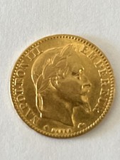 Pièce francs napoléon - or,