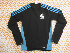 Sweat Adidas Climalite Bleu ciel et noir Vintage Olympique Marseille OM - XS