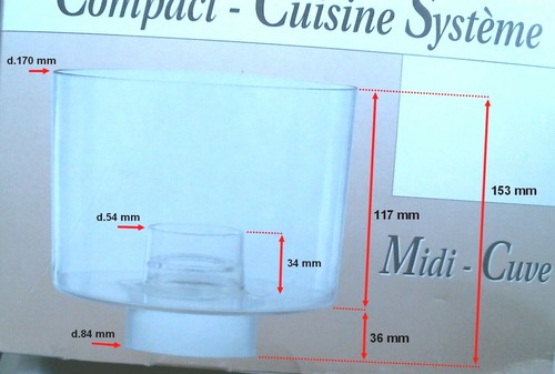 Midi cuve robot magimix - midi,