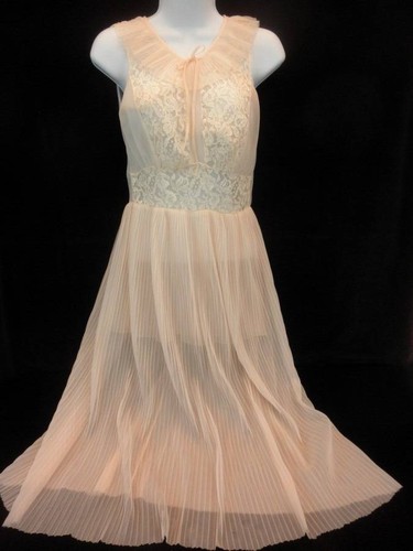 Vtg pink chiffon - vtg,