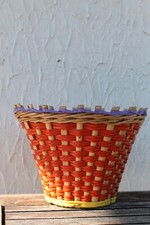 cache-pot osier et fils genre scoubidou