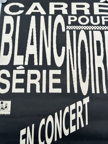 Affiche poster blanc - poster, série