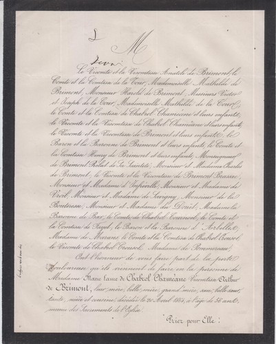 1864 faire part décès - faire-part,