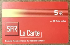 LA RÉUNION SFR LA CARTE 5€