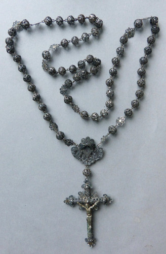 Chapelet argent massif