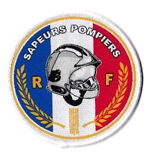 Patch écusson Sapeurs Pompiers France Pompier patche thermocollant tissé