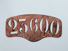 1920 plaque vélo suisse