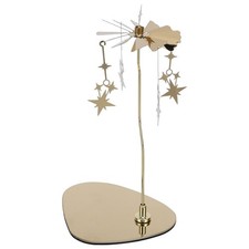  Bougeoir rotatif en forme d'étoile avec plateau triangulaire rond en acier