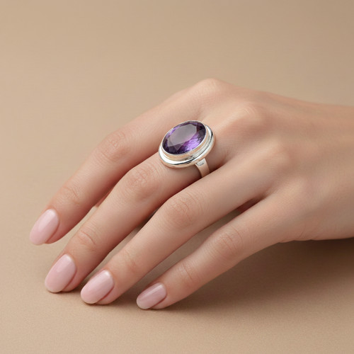 Bague argent 925 avec - en,