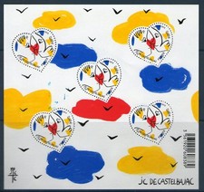 BLOC FEUILLET N° 136 COEURS