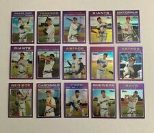 2020 Topps Heritage Purple Chrome Complete Your Set, You Pick 