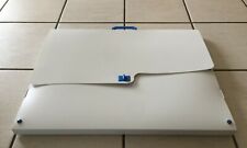 GRANDE MALETTE BLANCHE VALISETTE HOUSSE RIGIDE A POIGNEE PORTE-DOCUMENTS PLANS