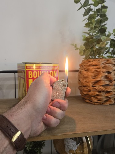 Briquet sarome vintage métal - briquet,