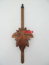 Balancier pour horloge pendule coucou feuille de vigne Grand Modèle Marron Foncé