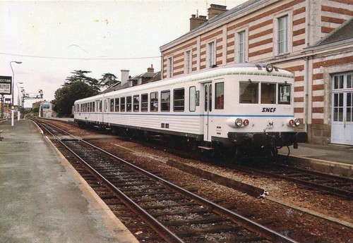 Carte bressuire train autorail - bressuire,