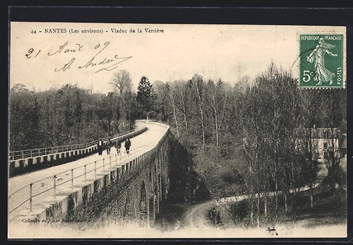 Cpa nantes viaduc la - cpa,