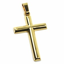 Pendentif Croix En Or Jaune