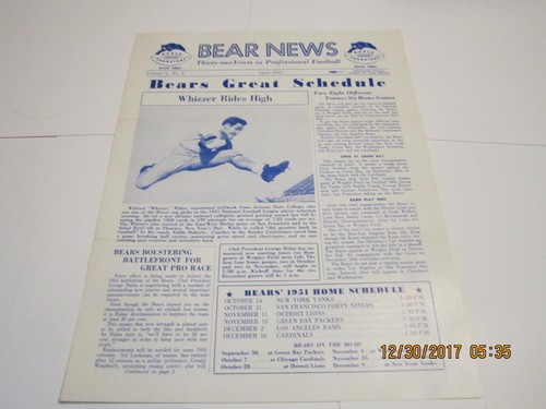 April 1951 chicago - , bears