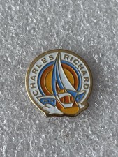 Pin’s Charles Richard Voile Bateau Boat Voilier Régate Course Signé Dacq 1991