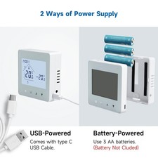 Thermostat sans fil pour chaudière à gaz chauffage au sol APP contrôle et com