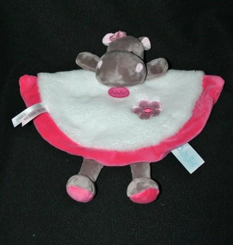 Doudou plat hippopotame - , zoé