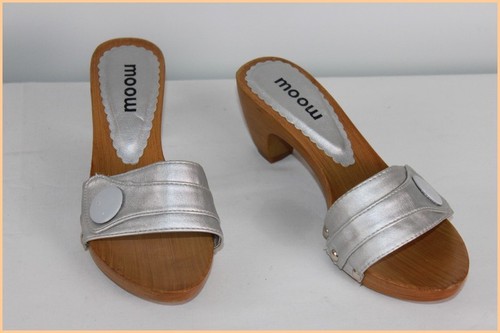 Escarpins mules moow - escarpins, gris